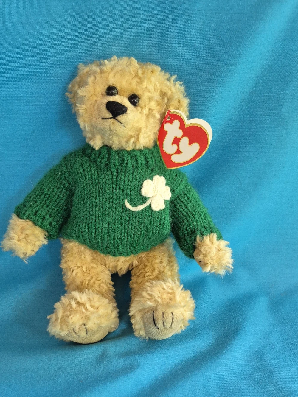 Ty Beanie Baby Blarney Stuffed Plush Toy Kiss Me Im Irish Attic Treasures Vintag